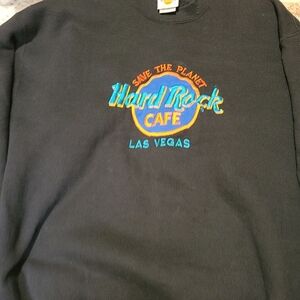 Hard Rock Cafe Black Sweatshirt Vintage